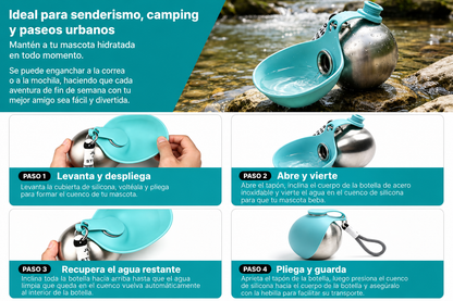 Bebedero Portátil para Perros